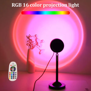 USB Sunset Projection Light