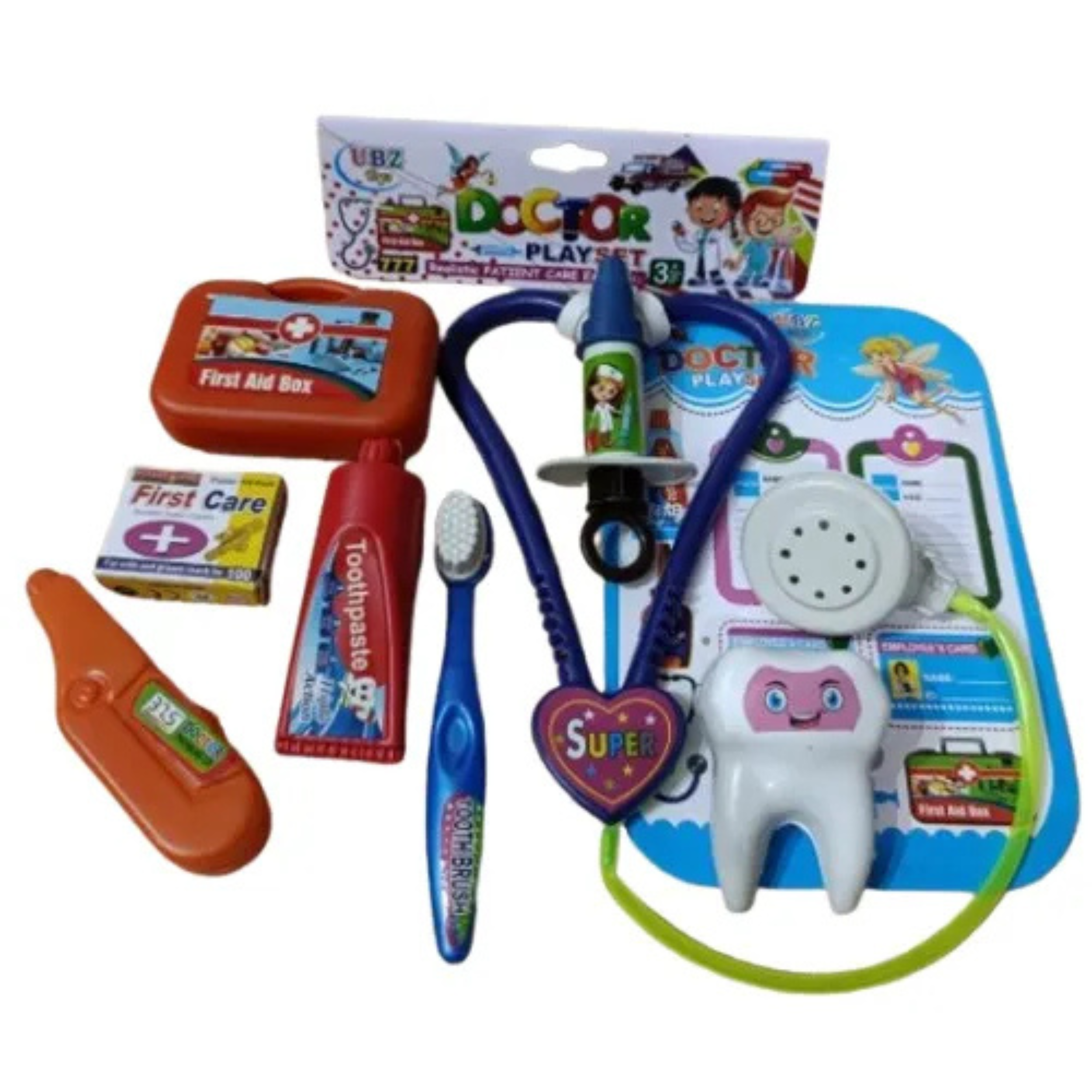 12 Kids Doctor Play Set – Educational Medical Toy Kit - Image 1