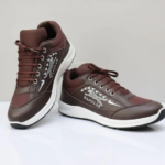 Premium Men's Casual Sports Sneakers – Brown