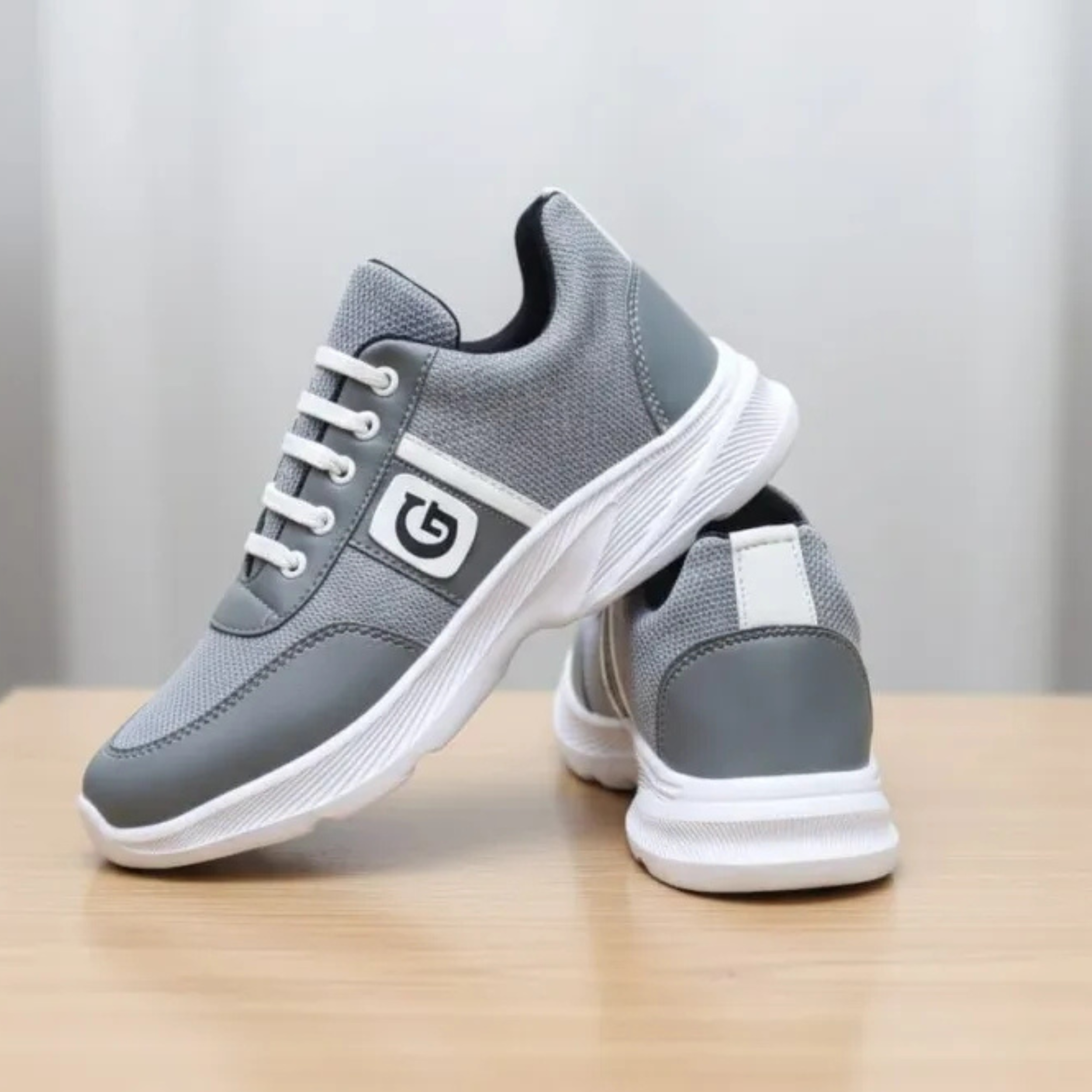 3 (1) Premium Men's Lightweight Casual Running Sneakers – Grey - Image 1